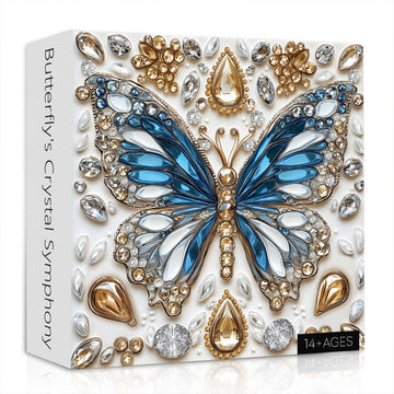 Butterfly's Crystal Symphony Jigsaw Puzzle 1000 piezas